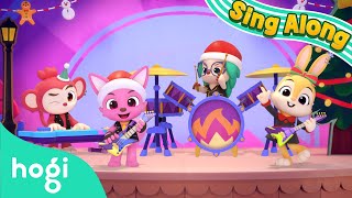 Jingle Bells Band 🔔｜Pinkfong Hogi Nursery Rhymes amp Kids Songs [upl. by Edouard]