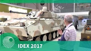 IDEX 2017 K21 Infantry Fighting Vehicle [upl. by Frolick232]