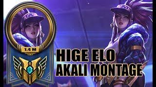 AKALI MONTAGE 3  BEST PLAYS S14 [upl. by Lovering]