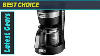 DeLonghi ICM14011J Black Drip Coffee Maker The Perfect Addition to Your Morning Routine [upl. by Idnod]