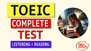 TOEIC Listening amp Reading Practice Test 2024  Free Answers Included [upl. by Aracal718]