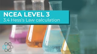 NCEA L3 Chemistry Hesss Law calculation [upl. by Gianina]