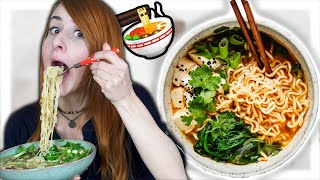 Japanische Ramen selber machen  Lecker und super einfach 🍜 [upl. by Atirma]