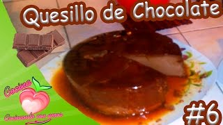 Quesillo De Chocolate Cacero  Sin Leche Condensada Paso a Paso [upl. by Junie]