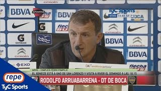 Rodolfo Arruabarrena en la previa del Superclásico quotSin patadas ni cortesquot [upl. by Narbig926]