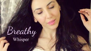 ASMR Breathy Whisper  Wind Sounds  Mouth Sounds [upl. by Ahsii]