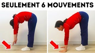 Les 6 Étirements Dont tu as Besoin Chaque Jour [upl. by Mylander]