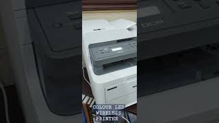 COLOUR LED WIRELESS PRINTER BROTHER short video [upl. by Colombi]