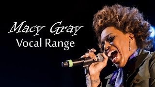 HD Macy Gray Vocal Range C2  B♭6 [upl. by Houston]