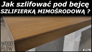 Jak szlifować drewno pod bejce szlifierką mimośrodową  Szlifierki Menzer ETS125  ETS150 50 25 [upl. by Merras423]