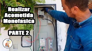 Como Realizar Acometida Monofasica En Un Segundo Piso  Parte 2  Curso de Electricidad 21 [upl. by Suilenrac]