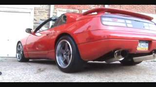 300zx Twin Turbo HKS HI Power exhaust [upl. by Yrakaz]