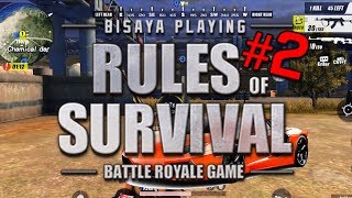 Bisaya Playing ROS 2  quotCheater alertquot Rules of Survival [upl. by Anerahs]