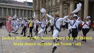 Jockey Morris 75th Anniversary Day of Dance  Mass dance outside the Town Hall [upl. by Lean]