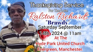 Ralston Richards Thanksgiving Service [upl. by Ardnua]