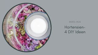 Hortensien  4 DIY Ideen [upl. by Daniell588]