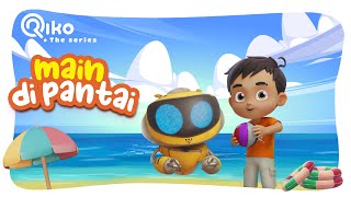 MAIN DI PANTAI  Riko The Series Season 03  Episode 13 [upl. by Annaehs]