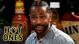 Big Sean Goes On a Spiritual Journey While Eating Spicy Wings  Hot Ones [upl. by Airamahs715]