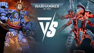 Ultramarines Vs Tyranids Warhammer 40k 10th Edition Live 2000pts Battle Report [upl. by Helali169]