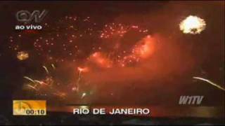 Virada do Ano 2010 Londres Rio de Janeiro São Paulo e Brasilia queima de fogos [upl. by Mindy]