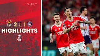 ResumoHighlights  SL Benfica 21 Toulouse FC [upl. by Krysta]