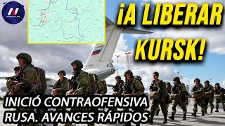 ¡Inició la contraofensiva rusa en Kursk Van por liberación Ucranianos huyen avance rápido [upl. by Siward]