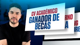 ¿Cómo elaborar un CV académico Becas  Omar Llerena [upl. by Anahgem]