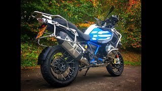 2018 BMW R1200 GS Adventure Review  First look at the TFT screen [upl. by Uella601]