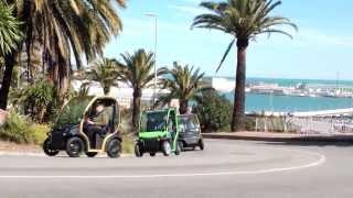 ELECTRICITY TOURS guided electric car tours in Barcelona English version [upl. by Llorre]