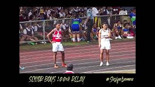 SENIOR BOYS 100x4 RELAY FINAL  2023 Tonga InterCollege Athletic Sports Competition [upl. by Athenian]