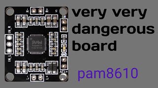 class D pam 8610 amplifier board full review आइए इस खास बोर्ड के बारे में कुछ जानेpam 8610 [upl. by Cale]