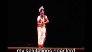 Odissi dance Jhelum Paranjape Aheneela Part 1 [upl. by Cy]