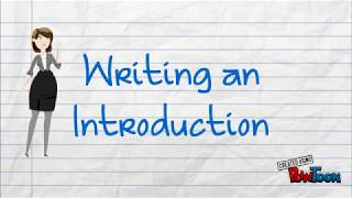 Learn to Write an Introduction Paragraph [upl. by Alyahsal933]