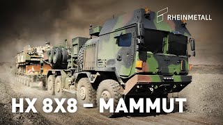 Rheinmetall Mobility Truck HX 8x8 – Mammut [upl. by Medardas]