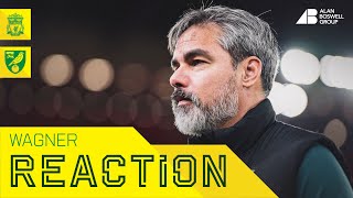 REACTION  Liverpool 52 Norwich City  David Wagner [upl. by Dnumsed]