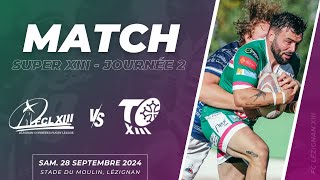 MATCH  Super XIII  Lézignan vs Toulouse J2 [upl. by Esiom282]