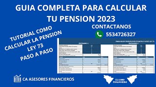 Como calcular la pension ley 73 con Modalidad 40 actualizada 2023 [upl. by Nord885]