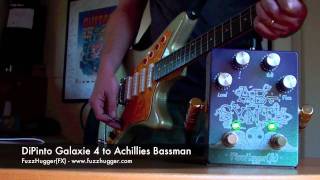 FuzzHuggerfx AB Synth  DiPinto Galaxie 4 to Bassman [upl. by Jeremy]