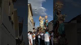 🩵Processione di Maria SS Annunziata🩵 13092024 mariassannunziata tradizione perte festa [upl. by Smaoht]