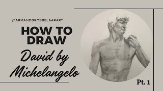 How to Draw  David by Michelangelo [upl. by Adnamas]