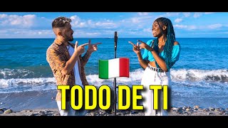 TODO DE TI 🇮🇹 in ITALIANO Stefano Germanotta Laura Djae RauwAlejandroTv [upl. by Atiloj]