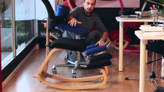 Comparativa sedie ergonomiche Komfort e Stokke Thatsit  Varier [upl. by Cirederf]