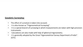 Geodetic Surveying In CIVIL ENGINEERING [upl. by Harden]