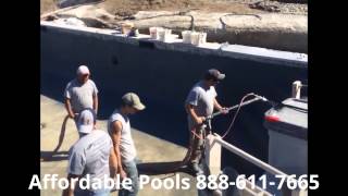 Custom Colored Pool Plaster By Affordable Pools [upl. by Leviralc]