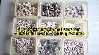 Powder Coating Replacement Parts Powder Gun amp Injector Parts Sale [upl. by Yecats]