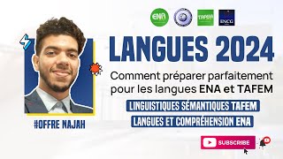 TAFEM et ENA  Langues et compréhension  Linguistique sémantique  QCM BLANC [upl. by Dupre]