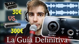 Cómo sonar a estudio con una tarjeta de sonido BARATA 30€ Interfaz de audio Behringer UPhoria UM2 [upl. by Burgwell]