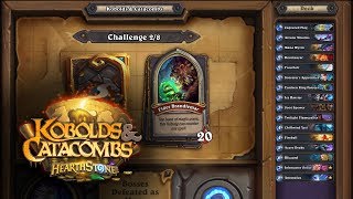 NEW HEARTHSTONE EXPANSION Kobolds and Catacombs  Dungeon Run [upl. by Reiniar]