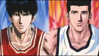 Slam Dunk  Akira Sendoh Vs Kaede Rukawa  part 3 slamdunk rukawa sendoh [upl. by Rolyab866]