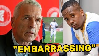 ERNST MIDDENDORP SLAMS ANDILE MPISANE INCLUSION IN XI FOR ROYAL AM LAST GAME [upl. by Grassi937]